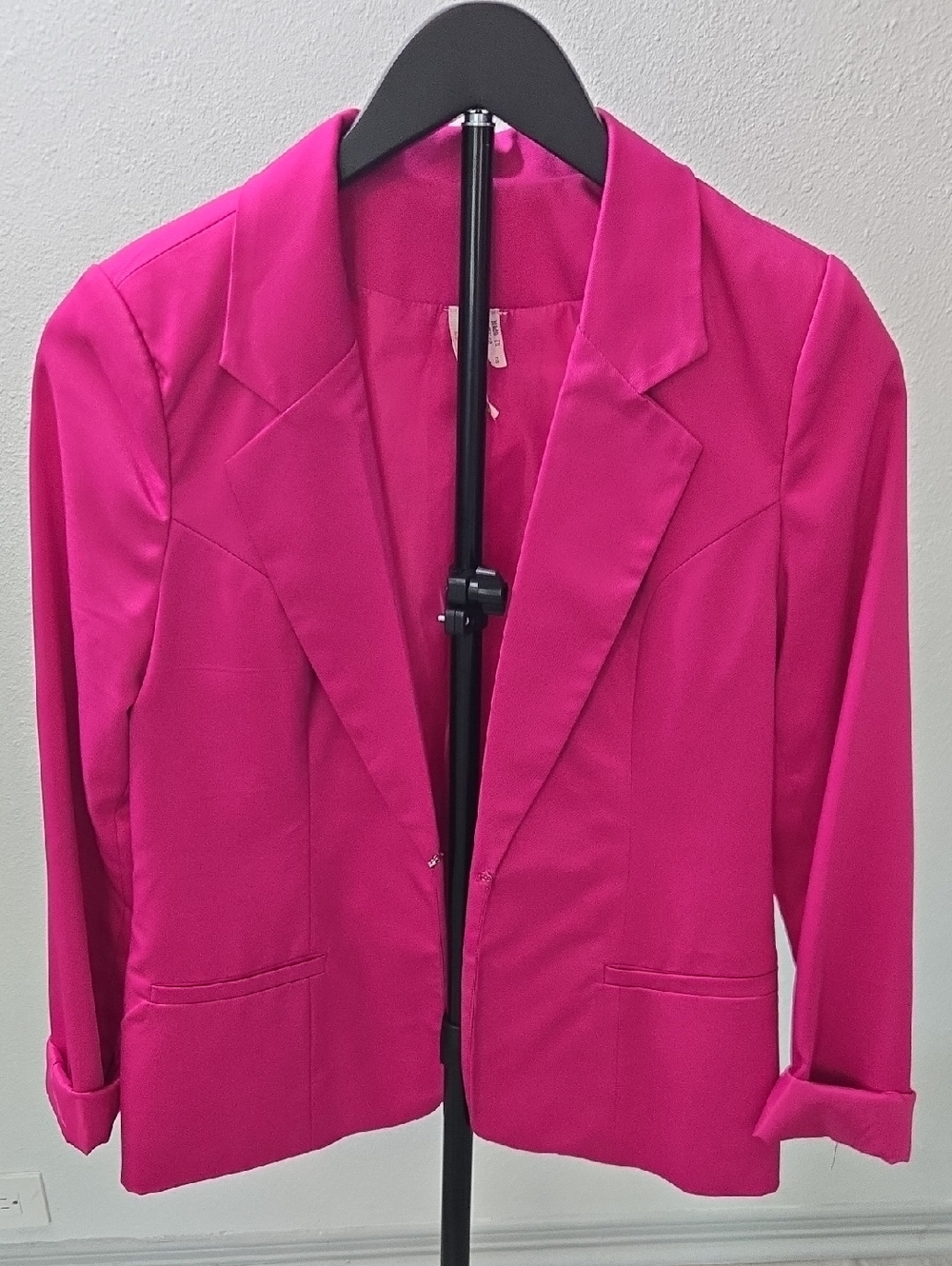 Pink Owl Women's Hot Pink Blazer